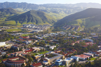 Aerial view of Cal Poly